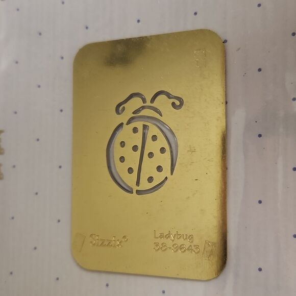 Sizzix Embossing Folder Ladybug 38-9643 - Picture 2 of 3